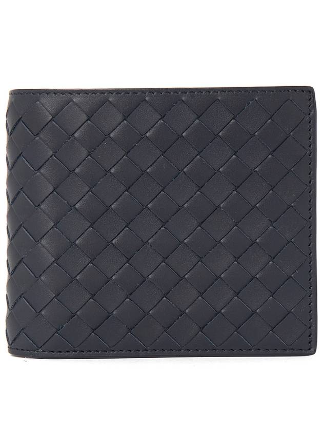 Intrecciato Weaving Half Wallet Black - BOTTEGA VENETA - BALAAN 2