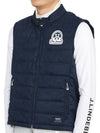 Signed Suede Vest Navy - HORN GARMENT - BALAAN 4