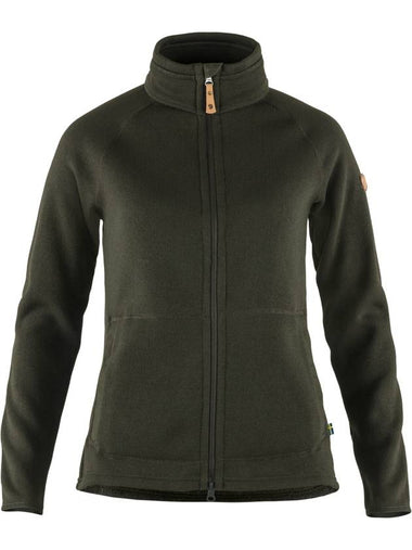 Ovik Fleece Zip Sweater W Deep Forest - FJALL RAVEN - BALAAN 1