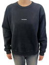 Mini Logo Crew Neck Sweatshirt Black - ACNE STUDIOS - BALAAN 2