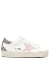 High Pink Star Glitter Low Top Sneakers White - GOLDEN GOOSE - BALAAN 2