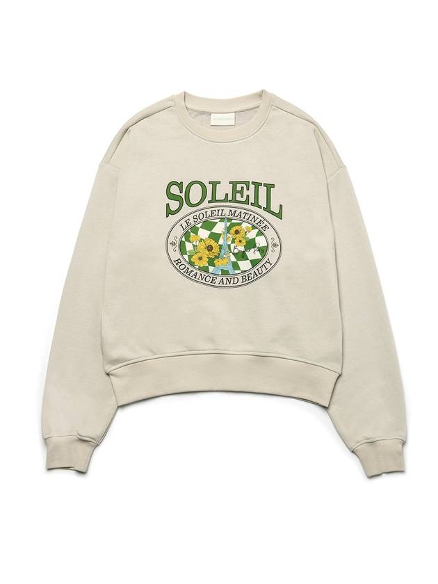 Brushed Options Soleil Vintage Eiffel Sweat Shirts GREIGE - LE SOLEIL MATINEE - BALAAN 1