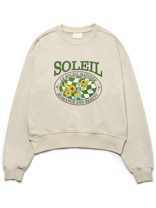 Brushed Options Soleil Vintage Eiffel Sweat Shirts GREIGE - LE SOLEIL MATINEE - BALAAN 1