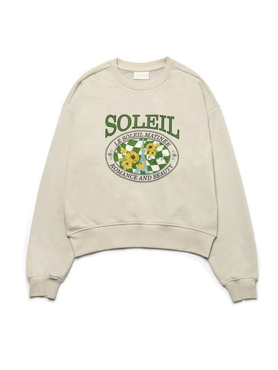 Soleil Vintage Eiffel Sweatshirt Greige - LE SOLEIL MATINEE - BALAAN 2