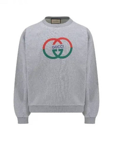 interlocking G logo sweatshirt - GUCCI - BALAAN 1