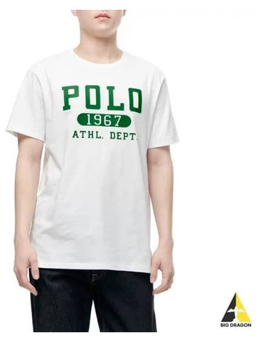 Custom Slim Fit Logo Jersey T Shirt White - POLO RALPH LAUREN - BALAAN 1