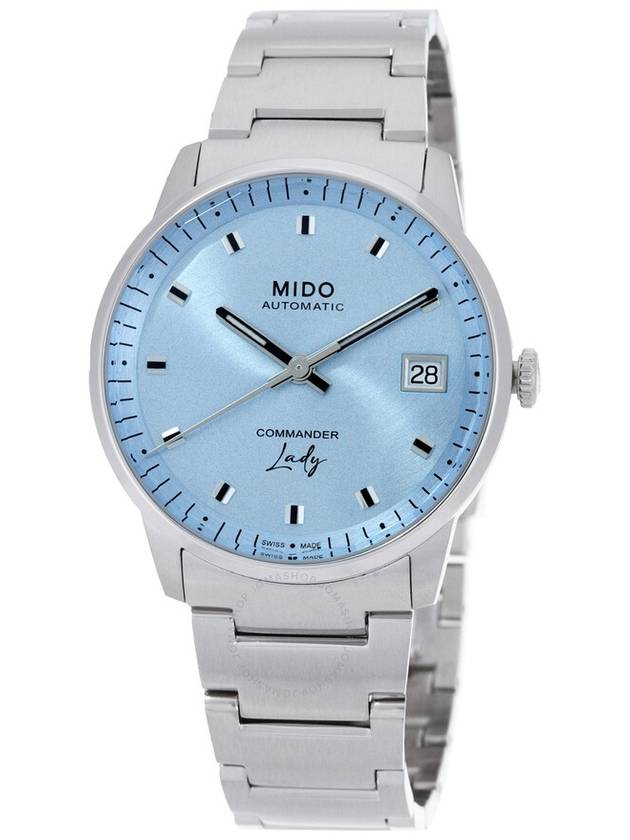 Mido Commander Automatic Blue Dial Ladies Watch M0212071104100 - MIDO - BALAAN 1