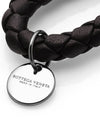 Intrecciato Leather Key Holder Espresso - BOTTEGA VENETA - BALAAN 7