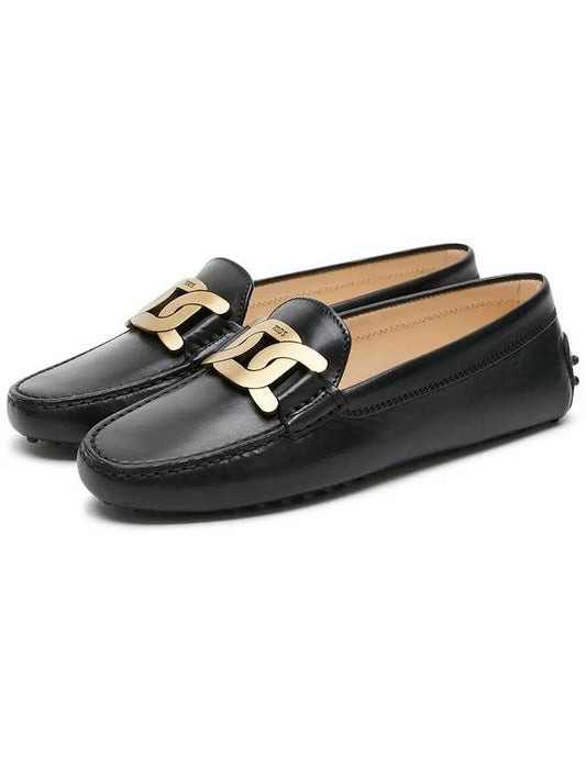 Women's Kate Gommino Leather Driving Shoes Black - TOD'S - BALAAN 2
