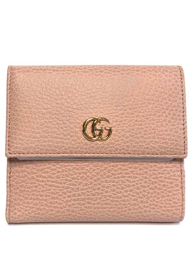 GG Marmont Flap Half Wallet Light Pink - GUCCI - BALAAN 2