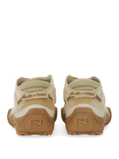 Lab Low-Top Sneakers Beige - FENDI - BALAAN 2