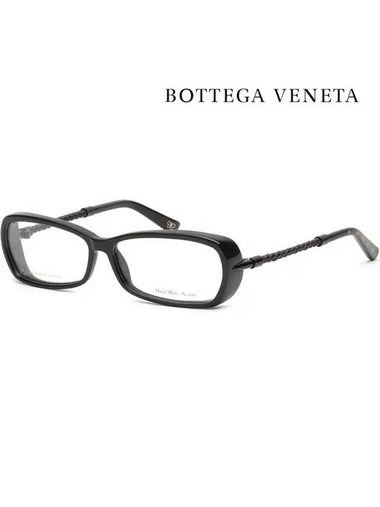 Glasses frame BV97 AQM black horn rim - BOTTEGA VENETA - BALAAN 1