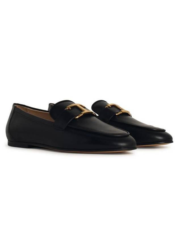 Tods T Timeless Leather Loafers Black - TOD'S - BALAAN 3