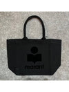 Small Yenky Logo Tote Bag Black - ISABEL MARANT - BALAAN 3