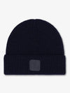 Extra Fine Merino Wool Logo Beanie Navy - CP COMPANY - BALAAN 2