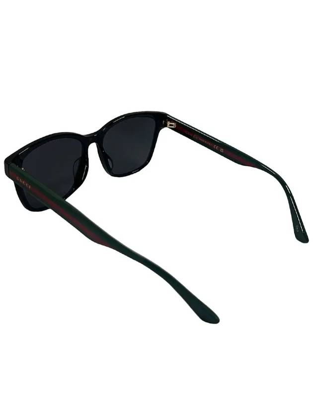 Eyewear Asian Fit Square Horn Rim Sunglasses Black - GUCCI - BALAAN 7