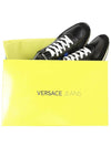 Logo Print Low-Top Sneakers Black - VERSACE - BALAAN 6