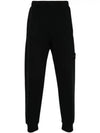 Signature Wappen Patch Cotton Baggy Pants Black - STONE ISLAND - BALAAN 2