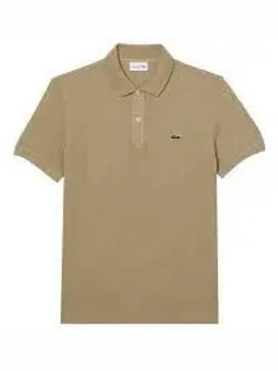 Slim Fit Short Sleeve Polo Shirt Beige - LACOSTE - BALAAN 2