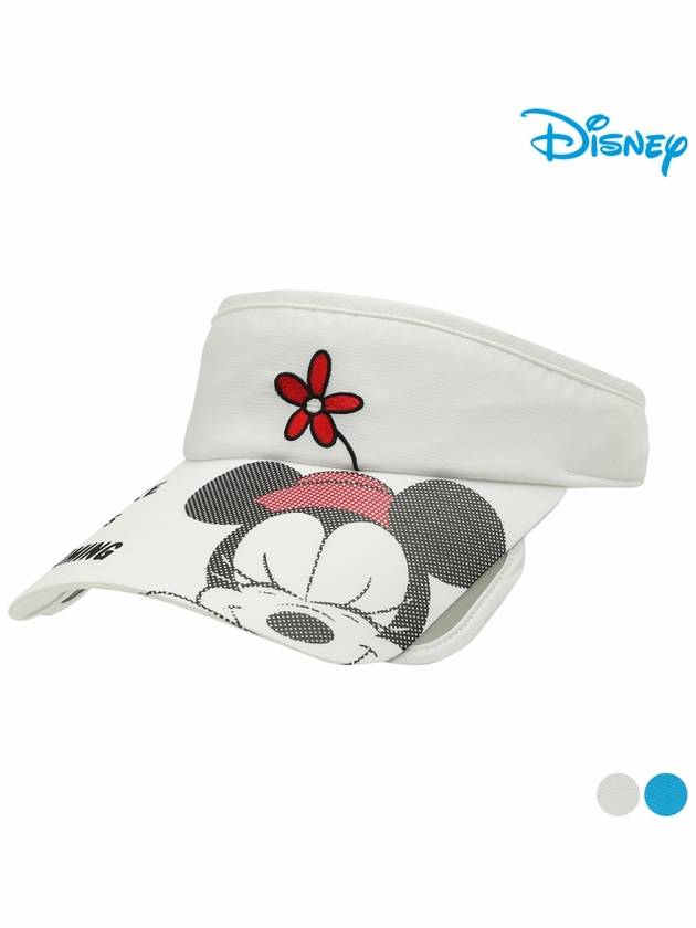 Women s Dot Embroidery Sun Visor Cap DL2LAC034 - DISNEY GOLF - BALAAN 1