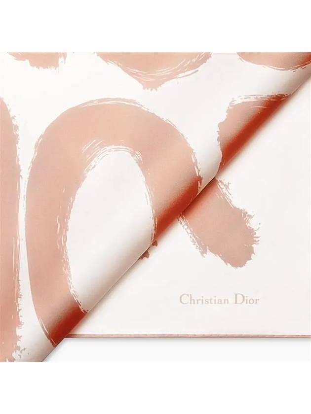 Miss Dior Graffiti 70 Square Silk Twill Scarf Rose White - DIOR - BALAAN 5