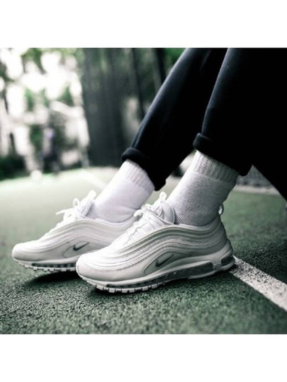 Air Max 97 Low Top Sneakers Triple White - NIKE - BALAAN 2