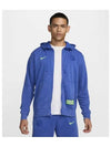 FC Barcelona Club 3rd French Terry Full Zip Hoodie M Hyper Royale Lime Blast FQ2999 405 - NIKE - BALAAN 1