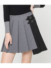 Women s buckle decoration pleated unbalanced length culotte HD3WCU003 - HOLIC&PLAY - BALAAN 4