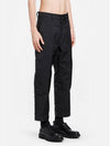 Men's Logo Cargo Straight Pants Black - VALENTINO - BALAAN 8