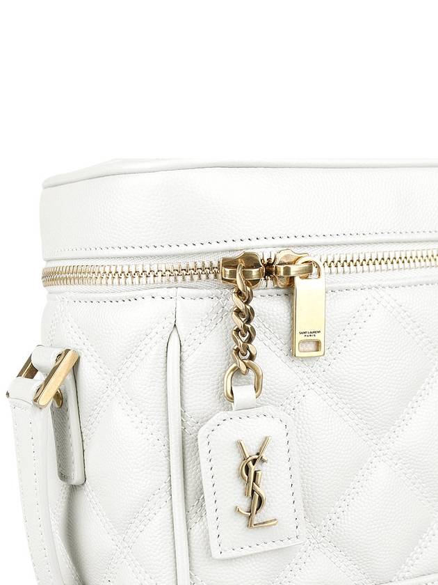 Vanity Quilting Shoulder Bag White - SAINT LAURENT - BALAAN 9