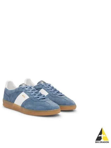 Suede leather modern sneakers 50512365 429 - BOSS - BALAAN 1