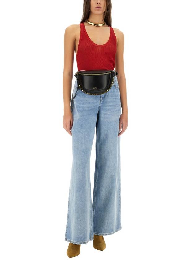 Denim Straight Pants PA0052FA B1H06I30IB BLUE - ISABEL MARANT - BALAAN 3