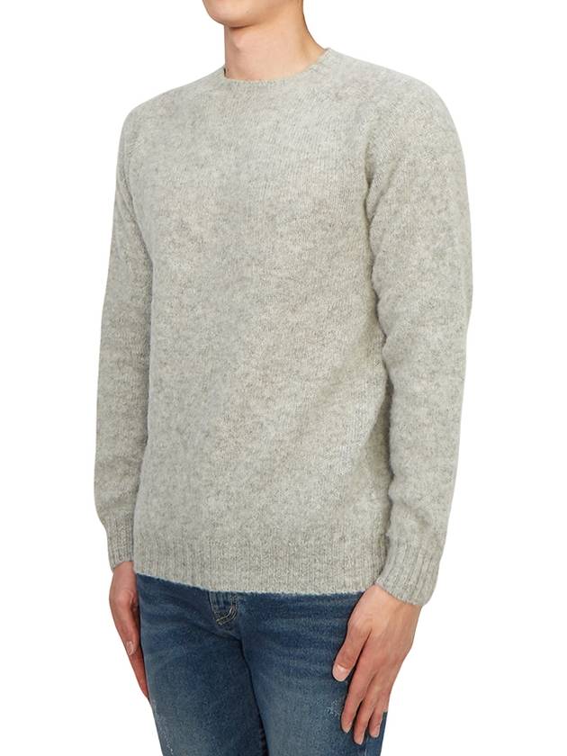 Shaggy Dog Men's Knit M3834 7 SILVER - HARLEY OF SCOTLAND - BALAAN 2