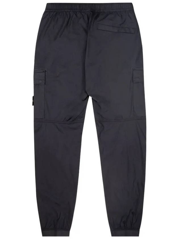 Stretch Cotton Tella Parachute Straight Pants Charcoal Grey - STONE ISLAND - BALAAN 3