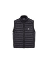 Chamber R Nylon Down Vest Navy - STONE ISLAND - BALAAN 4