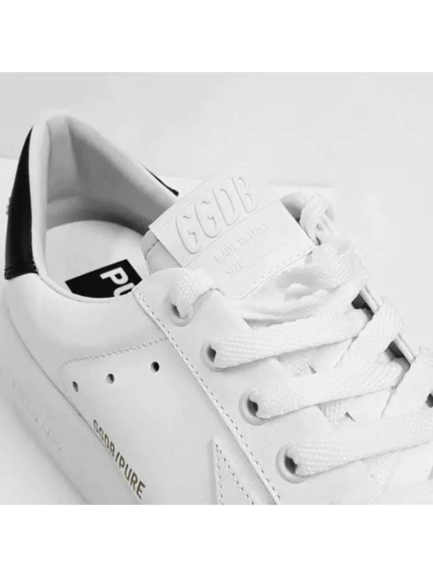 Purestar Black Tab Low Top Sneakers White - GOLDEN GOOSE - BALAAN 4