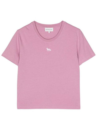 Baby Fox Patch Baby Short Sleeve T-Shirt Blossom - MAISON KITSUNE - BALAAN 2