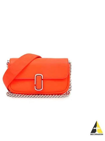 Leather J Marc The Mini Shoulder Bag Electric Orange MBBAA23011ORX - MARC JACOBS - BALAAN 1