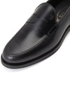 Men's Stamped Monogram Semi Glossy Leather Loafers Black - TOD'S - BALAAN 8