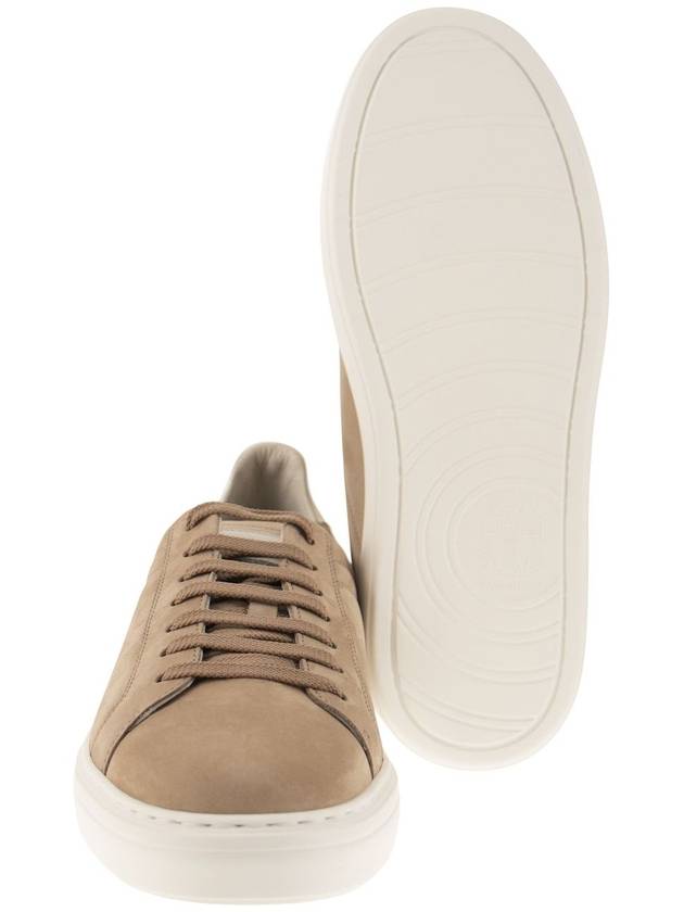 Suede Low Top Sneakers Beige - BRUNELLO CUCINELLI - BALAAN 6