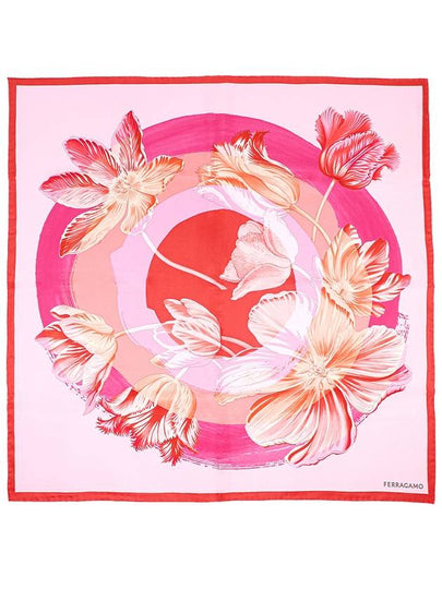 Ferragamo flower print silk scarf 310143 0762779 - SALVATORE FERRAGAMO - BALAAN 2