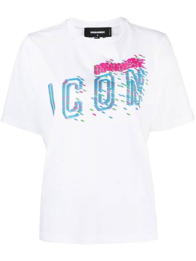 logo print jersey t-shirt S80GC0060S23009 - DSQUARED2 - BALAAN 2