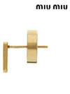 Earrings 5IO1242DTU F0056 Gold - MIU MIU - BALAAN 5