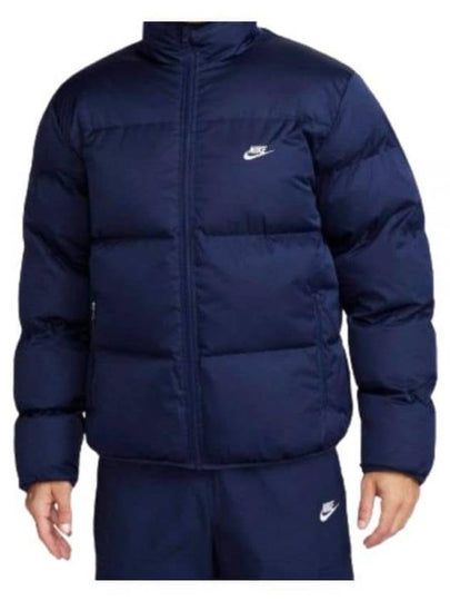 Sportswear Club Puffer Padded Jacket Navy - NIKE - BALAAN 2