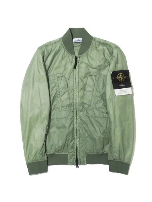 Micro Yarn Badge Packable Primaloft Bomber Jacket Green - STONE ISLAND - BALAAN 1