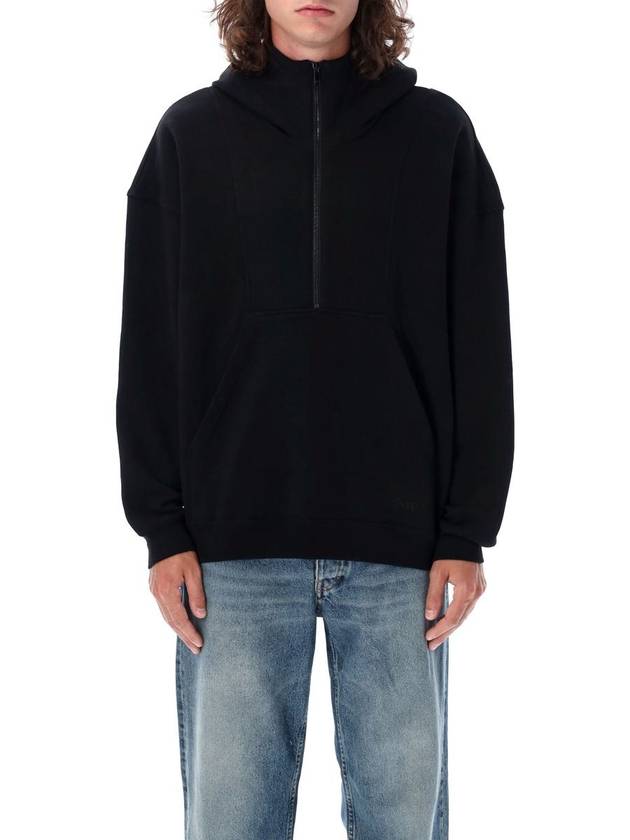 Saint Laurent Hanorak Logo Fleece - SAINT LAURENT - BALAAN 1