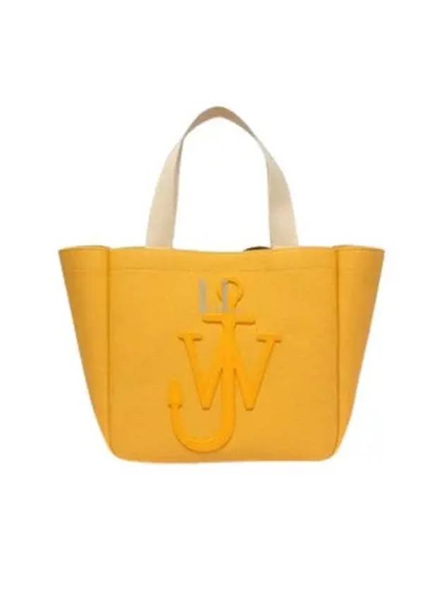 Logo Patch Top Handle Tote Bag Yellow - JW ANDERSON - BALAAN 2