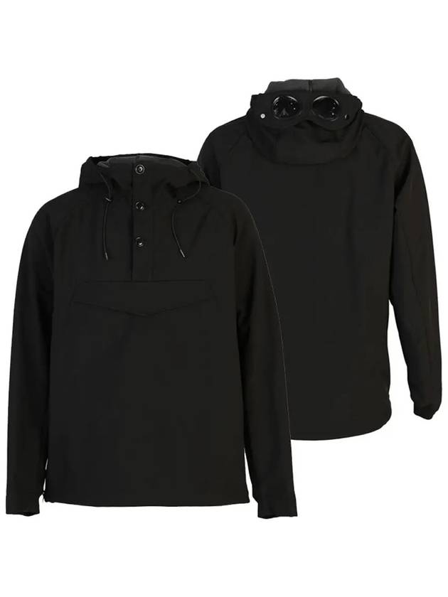 Soft Shell Goggle Hooded Anorak Black - CP COMPANY - BALAAN 3