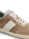 Logo Suede Low Top Sneakers Beige - TOD'S - BALAAN 5