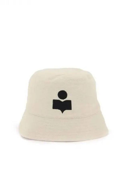 Haley Embroidered Logo Bucket Hat Ivory - ISABEL MARANT - BALAAN 2